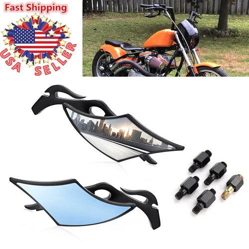 Motorcycle Rear View Mirrors for Harley Sportster XL 883 1200 72 48 Softail Dyna