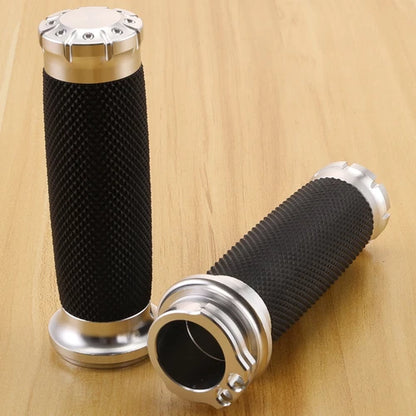 1" Motorcycle Hand Grips For Harley Road King Glide Softail Sportster XL Yamaha