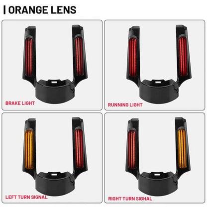 Rear Fender Fascia w/ LED Light Fit For Harley Touring Road King Glide 2014-2025
