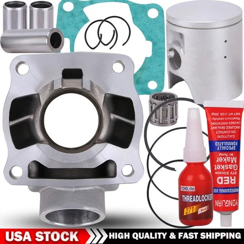 85cc Cylinder Piston Gasket Top End For Yamaha YZ85 YZ80 4ES-11631-01-A0 47.5mm