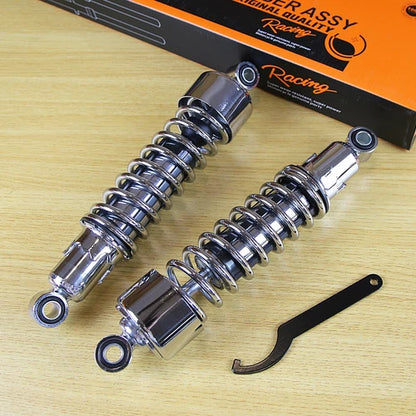 11.75" Chrome Rear Suspension Shock For Harley Sportster Iron 883 1200 XL XR FXR