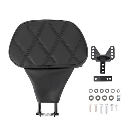 Driver Rider Backrest Pad for Harley Touring Road King Glide FLHR FLH 1988-2008