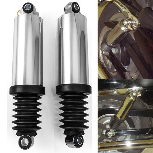 2X Rear Air Suspension Shocks Pair For Harley Road King Street Electra Glide CVO