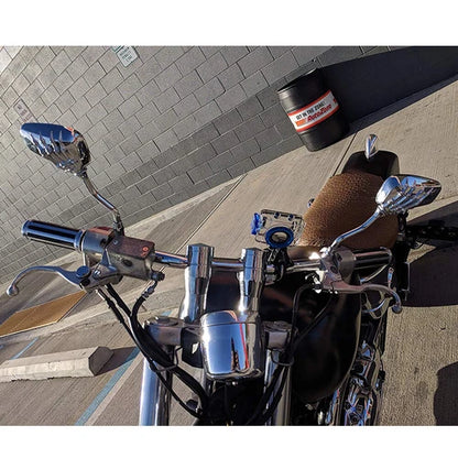For Harley Honda Kawasaki Yamaha Universal Motorcycle Skull Hand Rearview Mirror