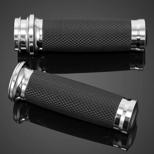 Electronic Throttle 1" Handle Bar Hand Grips For Harley Street Glide FLHX FLHT