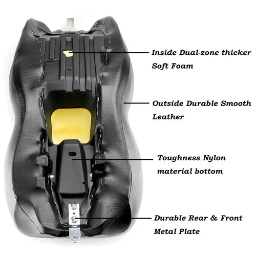 For 1997-2007 Harley Touring Electra Glide Classic Rider N Driver Passenger Seat