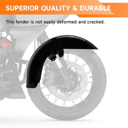 Vivid Black Front Fender For Harley Electra Glide Ultra Limited Road King 89-13