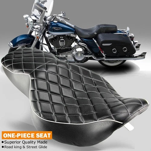 Driver Passenger Seat 2-up For Harley Touring Road King 97-07 Street Glide 06-07