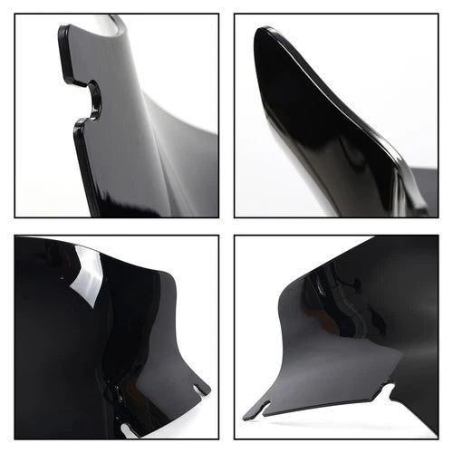 8" Black Flare Windscreen Windshield For Harley Low Rider ST EI FXLRST 2022-2025