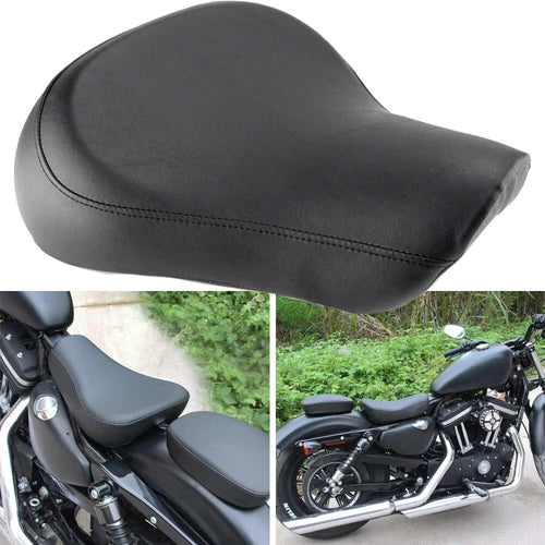 Front Driver Solo Seat For Harley Sportster 883 1200 Custom XL1200C 1983-2003