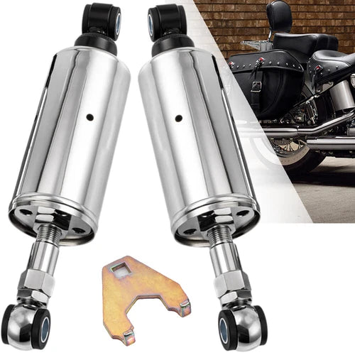 Heavy Duty Adjustable Rear Shocks Absorber For Harley Softail FXST FatBoy Badboy