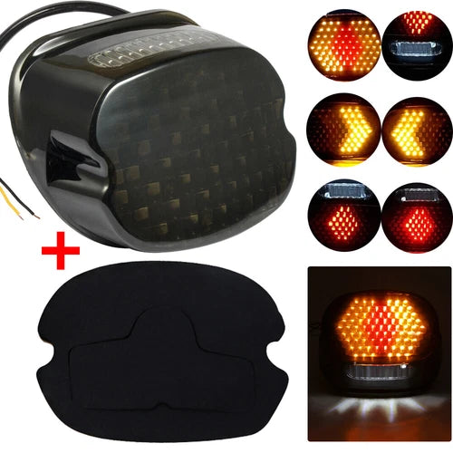 LED Taillight Tail Light Brake Turn Signal Light for Harley Softail Electra Dyna