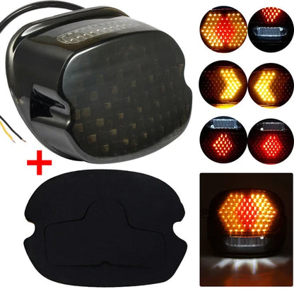 LED Taillight Tail Light Brake Turn Signal Light for Harley Softail Electra Dyna