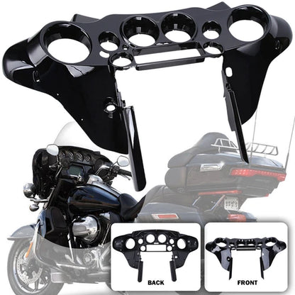Vivid Black Inner Batwing Fairing For Harley Touring Street Electra Glide 96-13