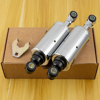 Chrome Adjustable Shocks Absorbers For 1989-99 Harley Softail & Heritage Softail