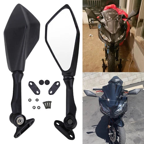 For Kawasaki Ninja ZX6R 2013-2025 EX300 ABS 2013-2017 Rearview Side Mirrors Pair
