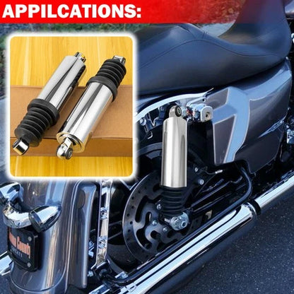 12" Air Shocks Suspensions For Harley Touring Road King Electra Street Glide 80+