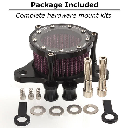 Air Cleaner Intake Filter System Kit For Harley Sportster XL 883 XL 1200 1988-25
