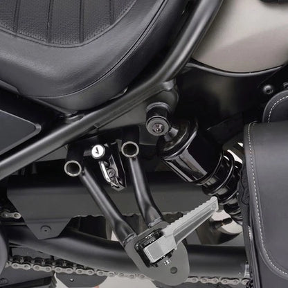 Black Passenger Footpegs Footrests Fits For Honda Rebel CMX300 CMX500 2017-2025