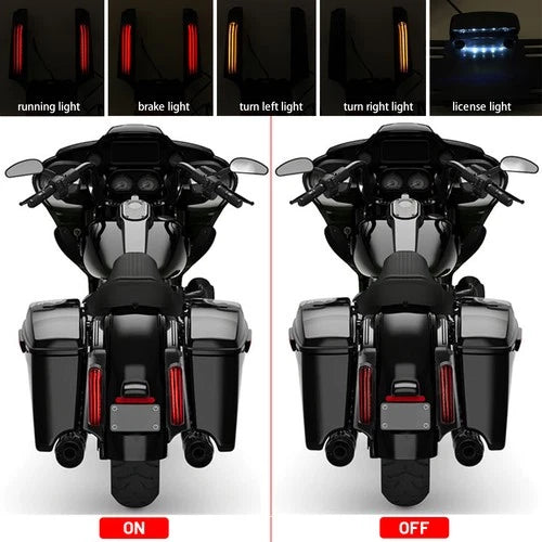 Rear Fender Fascia Set For Harley Touring Road King Electra Street Glide 2014-UP