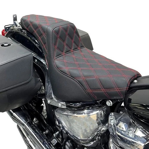 2-UP Passenger Seat For Harley Softail FXST FLSL Street-Bob FXBBS FXBB 2020-2026