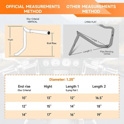 PRE-WIRED 10" Meathook Bar Ape Hangers Handlebars For Harley 2014-2023 FLHX FLHT