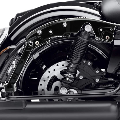 Gloss Black Fender Support Kit Fit For Harley Touring CVO Street Glide 2014-2024