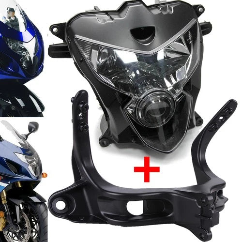 For 2004-2005 Suzuki GSXR600 GSXR750 Headlight Assembly w/ Fairing Stay Bracket