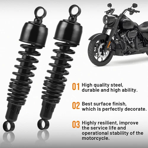 13" Adjustable Rear Shocks Absorbers For Harley Dyna Low Rider FXDB FXDWG FXDL