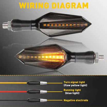 4 Pack Motorcycle Turn Signals Blinker Light Amber Universal For Suzuki Kawasaki