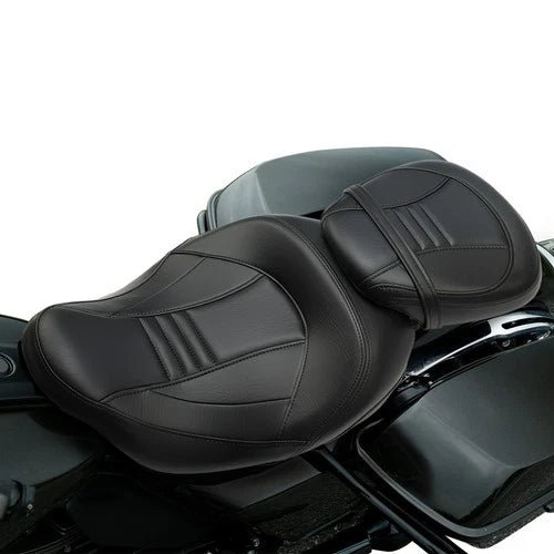 Low-Profile Driver & Passenger Seat Fit For Harley Touring Road Glide 2009-2022