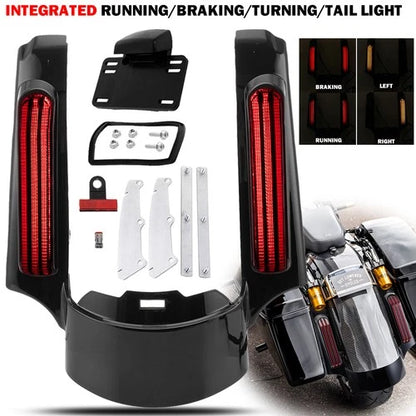 Rear Fender Fascia Set For Harley Touring Road King Electra Street Glide 2014-UP