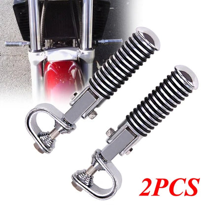 Motorcycle 1"~1-1/4" Highway Engine Guard Crash Bar Foot Pegs For Harley Touring