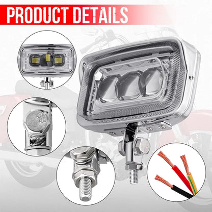 6.42" Motorcycle LED Headlight Lamp For Harley Softail Chopper Bobber Cafe Racer