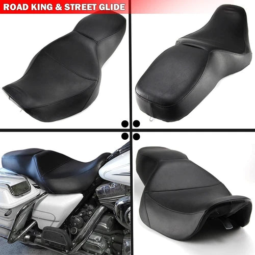 Driver Passenger Seat Two-up For Harley Street Glide 2006-2007 Road King 1997-07