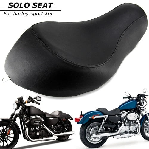 Black Driver Rider Solo Seat For Harley Sportster Iron XL 883 XL 1200 2004-2015