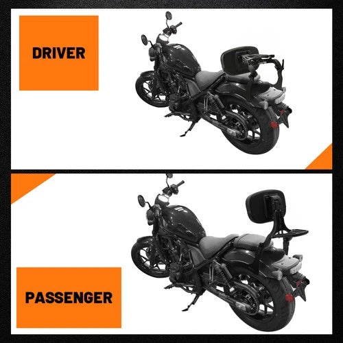 Multi-Purpose Backrest Sissy Bar & Luggage Rack For Honda Rebel 1100 CMX1100 21+