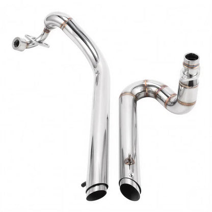 For Yamaha V star 650 XVS650 Dragstar 400 650 Shortshots Staggered Exhaust Pipes