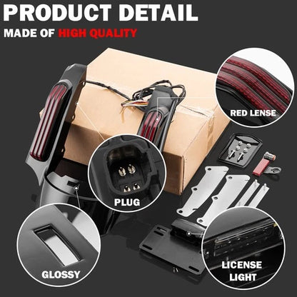 Rear Fender Fascia LED Light For Harley CVO Touring Road Street Glide 2014-2025