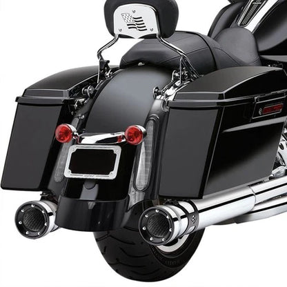 Rear Fender Fascia Set W/ Led light Fit For Harley Touring Electra Glide 2009-13