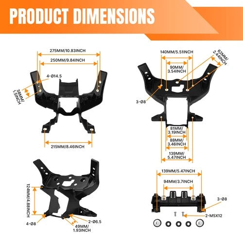 Fit For BMW S1000RR 2019-2025 Front Upper Fairing Stay Bracket M1000RR 2021-2023