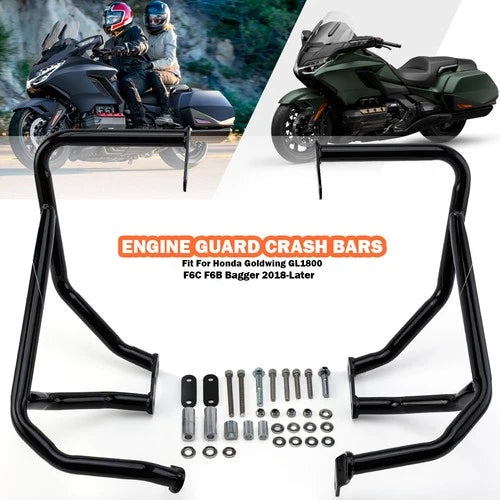 Highway Engine Guard Crash Bar For Honda Goldwing GL1800 F6C F6B Bagger 2018-24
