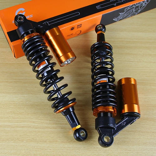 Adjustable 340mm 13.5" Universal Motorcycle ATV Rear Shocks Absorber Suspension
