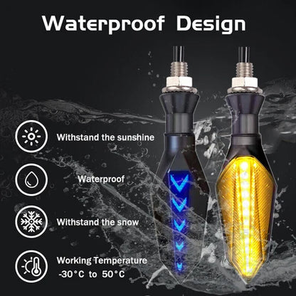 4 Pack Motorcycle Turn Signals Blinker Light Amber Universal For Suzuki Kawasaki