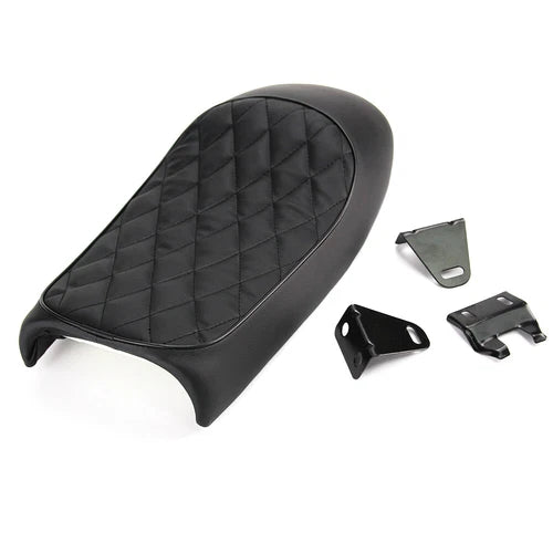 Motorcycle Cafe Racer Seat Hump Saddle For Harley Honda Suzuki Kawasaki Yamaha