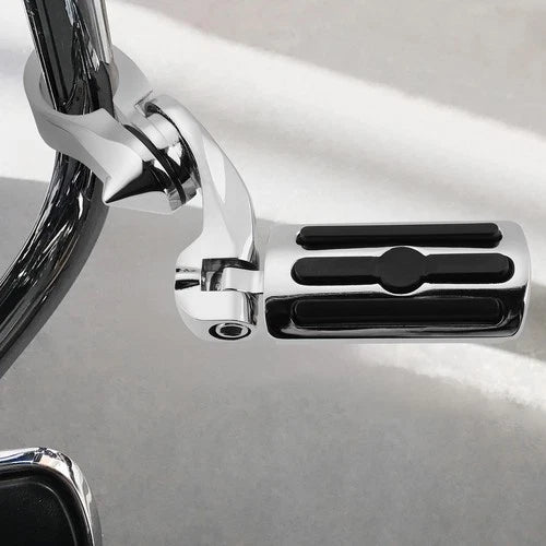1.25" 1-1/4" Chrome Highway Foot Pegs Footpeg For Harley Road King Street Glide