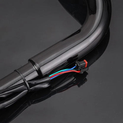 12" Pre-Wired Ape Meathook Handlebar For Harley Ultra Limited Street Glide 14-23