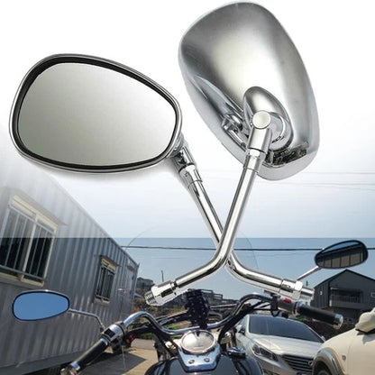 Chrome Motorcycle Mirrors For Honda Shadow ACE Spirit VT 750 1100 VTX 1300 1800