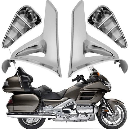 Left & Right Parts Modified Triangle Cover For Honda GoldWing 1800 GL1800 01-11