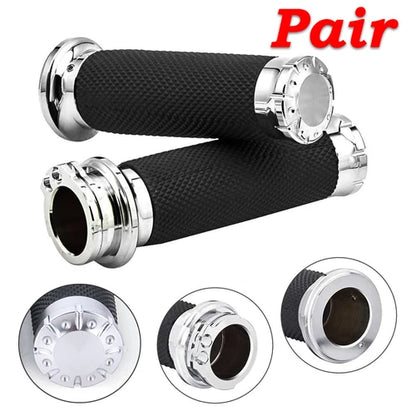 1" Motorcycle Hand Grips For Harley Road King Glide Softail Sportster XL Yamaha